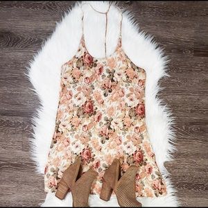NWOT John Galt Floral T-Back Dress